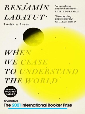 cover image of When We Cease to Understand the World